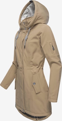 Manteau fonctionnel Peak Time en beige