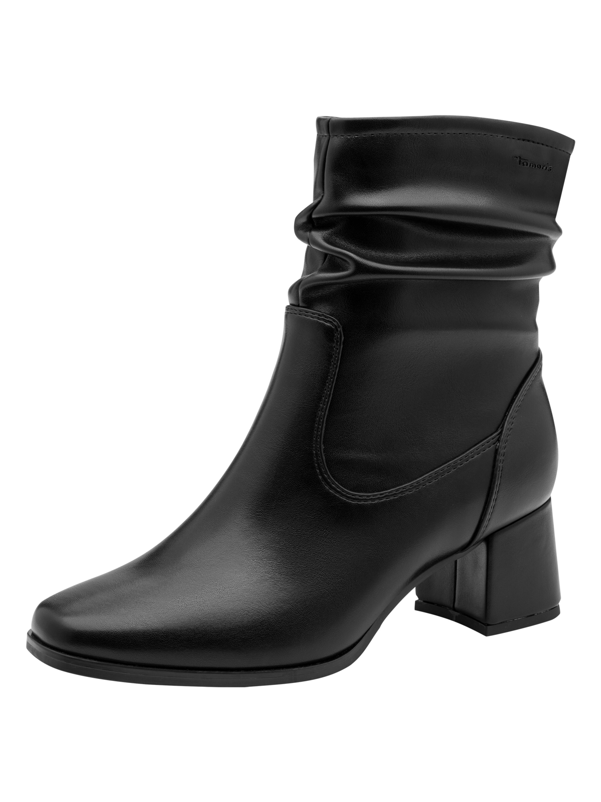 Bottines Tamaris en noir : devant