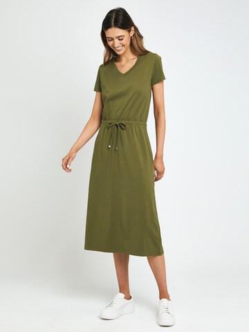 Threadbare Dress 'Willow' in Green