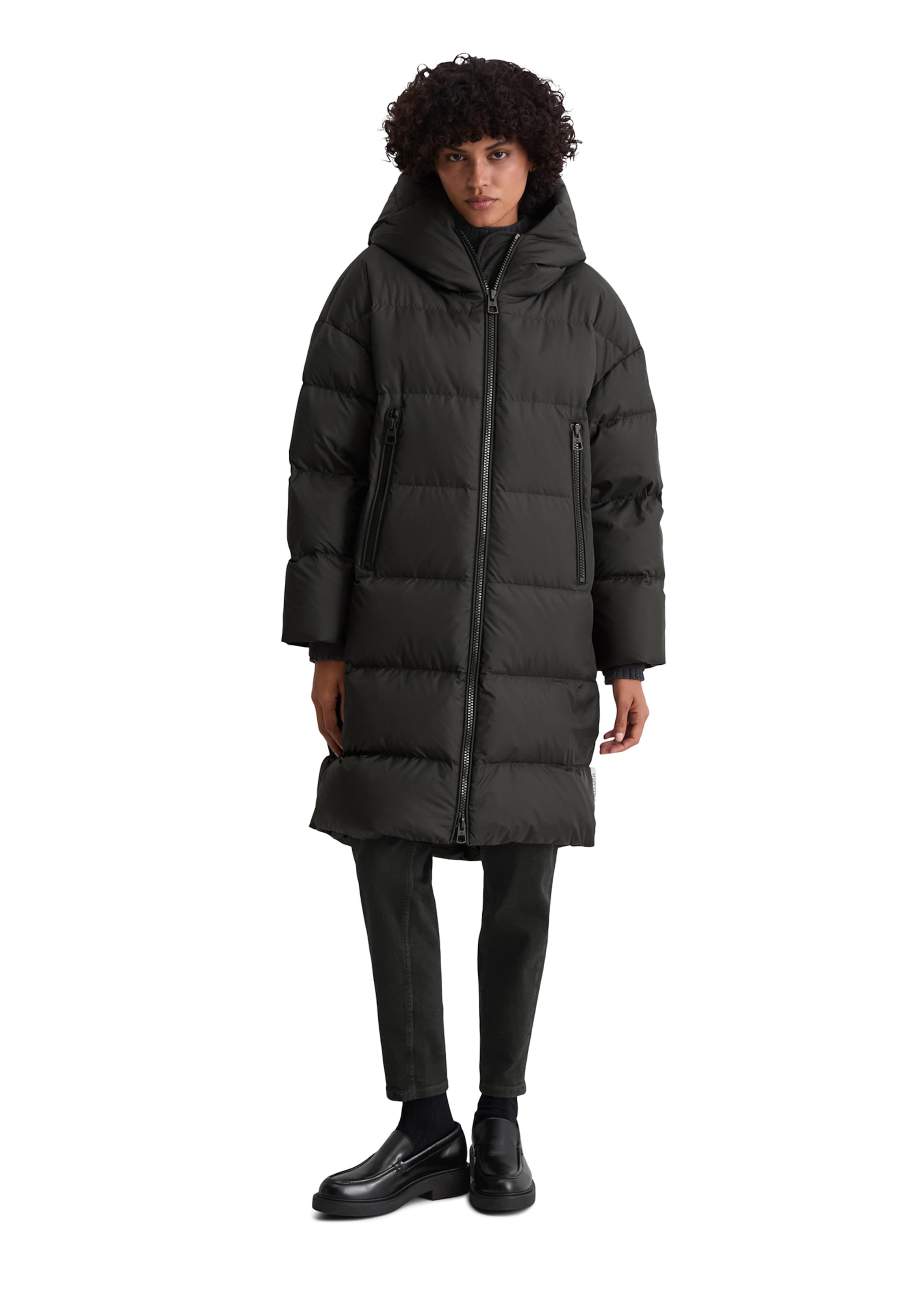 Marc O'Polo Mantel in Schwarz