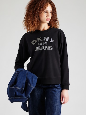 DKNY Sweatshirt in Zwart: voorkant