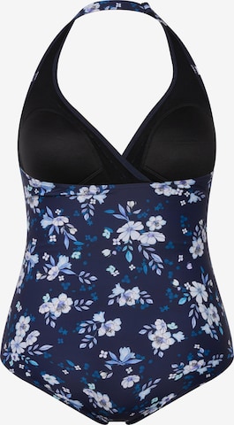 Ulla Popken Swimsuit in Blue