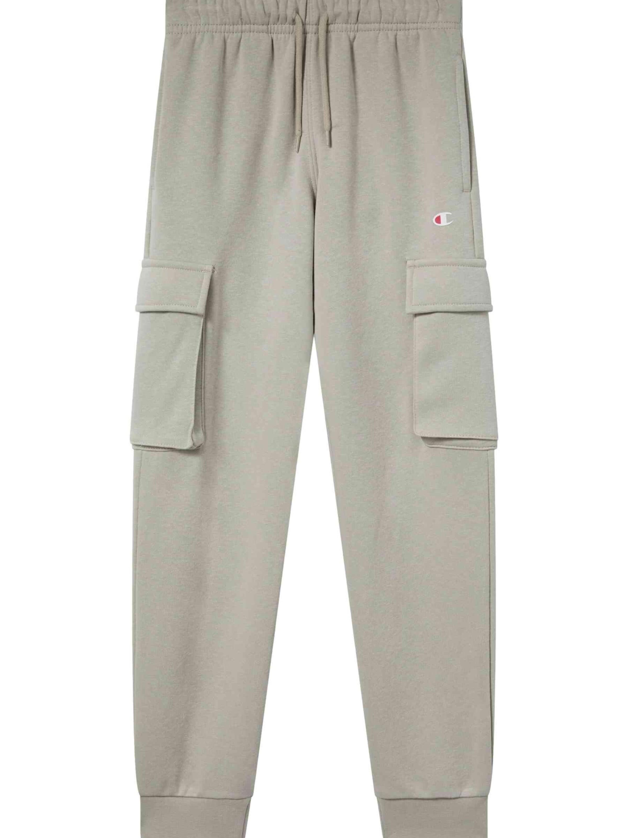 regular Pantaloni sportivi 'Pantalon junior champion beige side pockets icons logo jogger' di Champion in grigio
