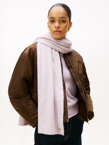 Écharpe TOMMY HILFIGER en rose : devant