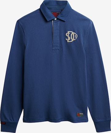 Superdry Shirt 'Athletic' in Blauw: voorkant