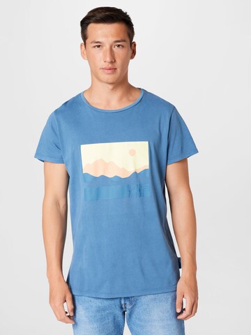 bleed clothing T-Shirt (GOTS) in Blau: predná strana
