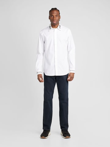 Versace Jeans Couture Regular fit Button Up Shirt in White