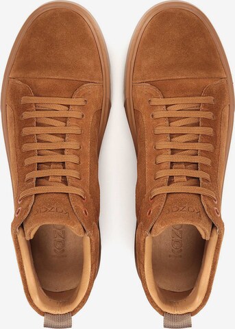 Kazar Sneakers high i brun