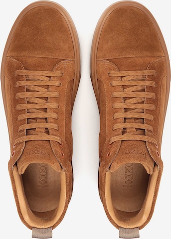 Kazar - Zapatillas deportivas altas en marrón