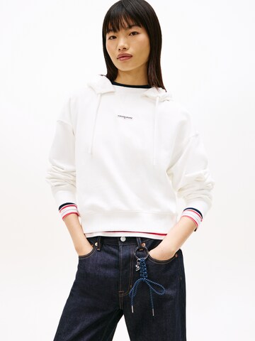 Tommy Jeans Sweatshirt in Weiß: Vorderseite