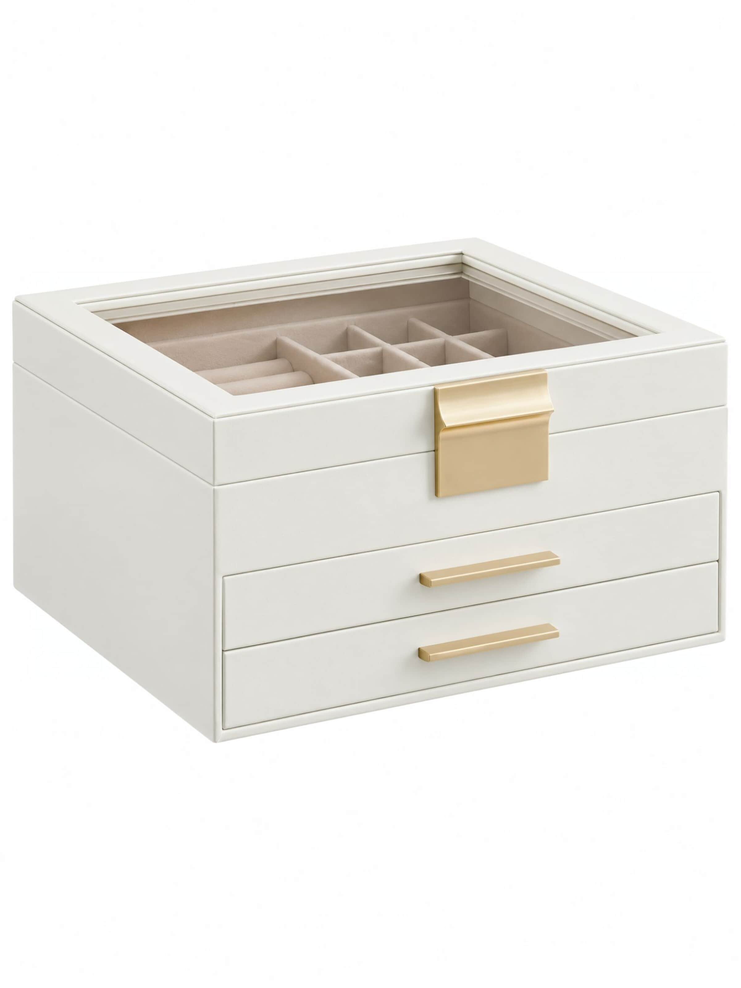 UNIQ Beauty Jewelry storage '3-Tier' in White: front