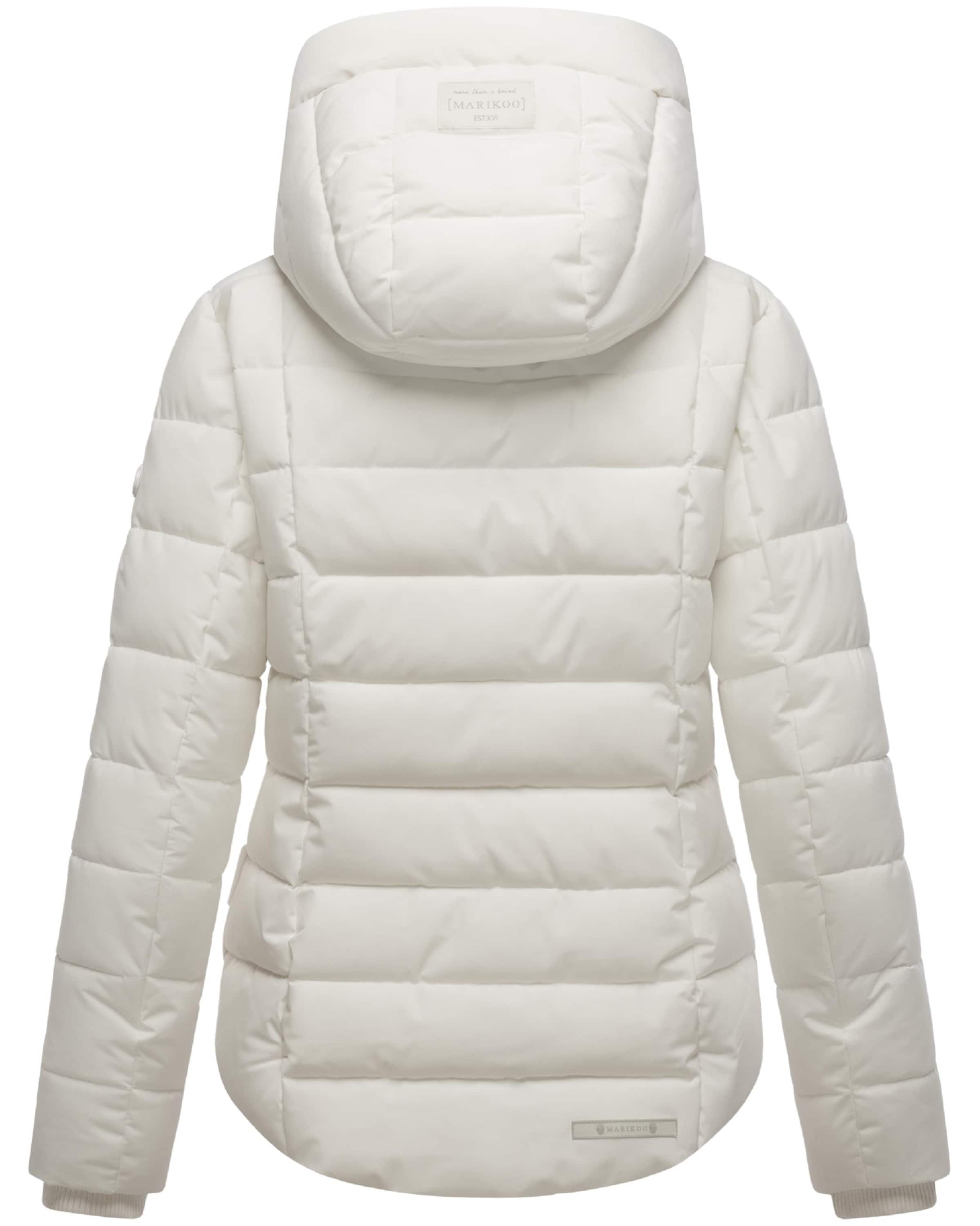 Geacă de iarnă 'Tayenaa 16' de la MARIKOO pe alb