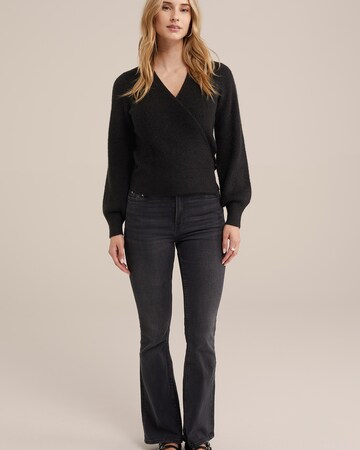 WE Fashion Knit cardigan in Black