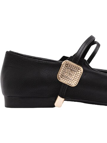 Limoya Strap ballerina in Black
