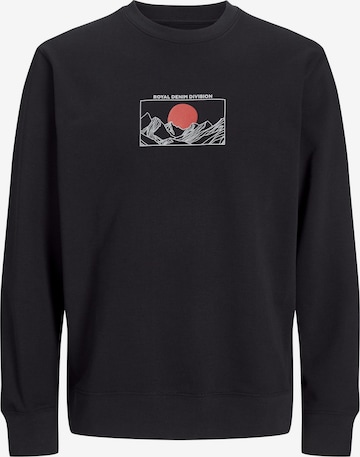 Sweat-shirt R.D.D. ROYAL DENIM DIVISION en noir : devant