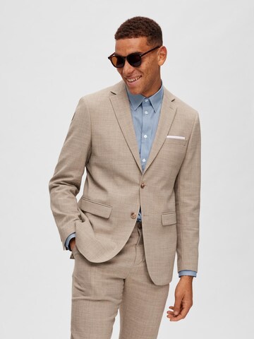 SELECTED HOMME Regular fit Suit Jacket 'Oasis' in Beige