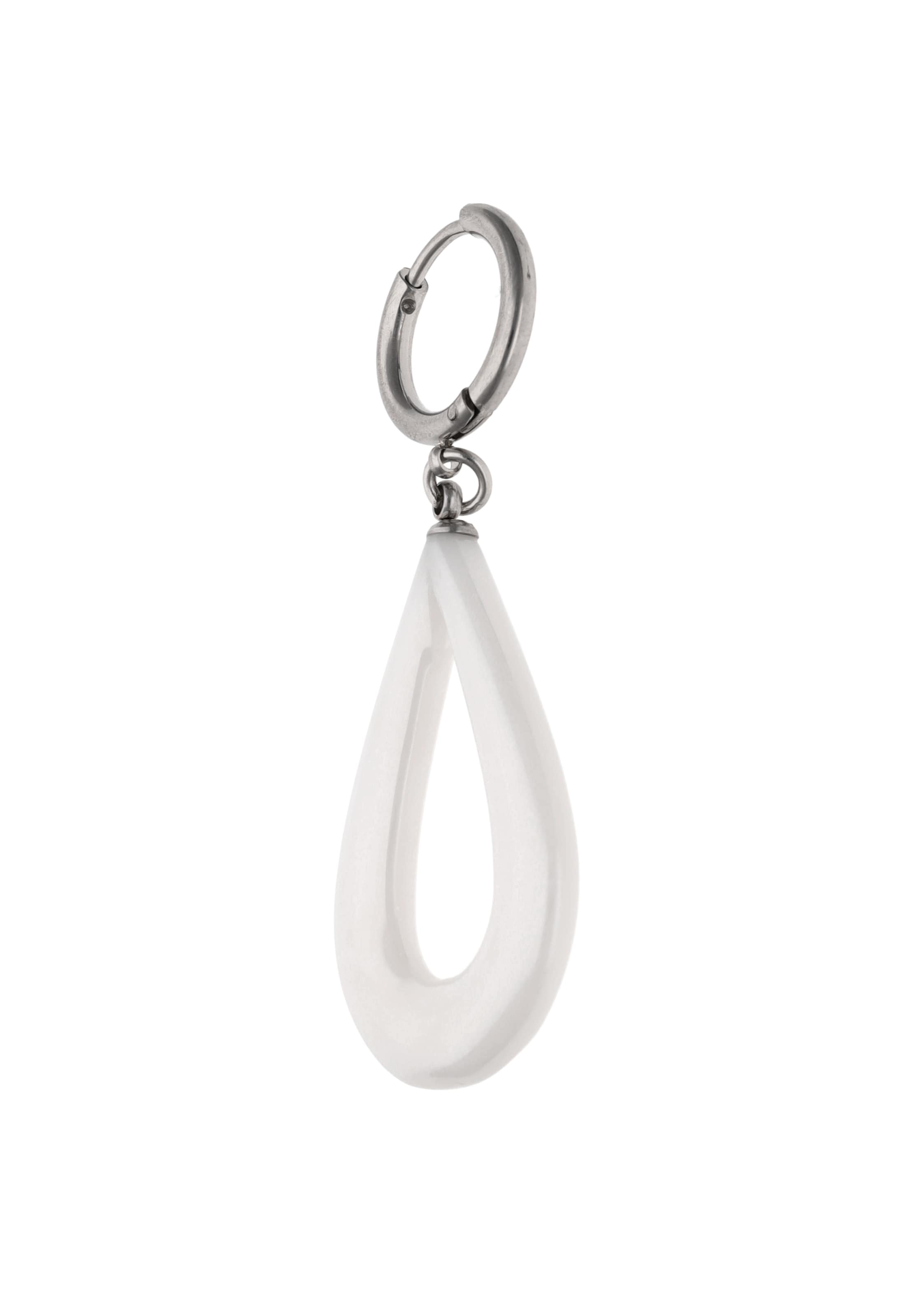 usha WHITE LABEL Ohrringe in Weiß