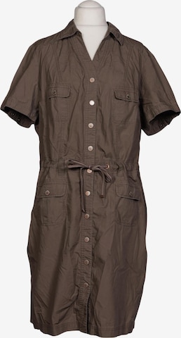 TRIANGLE Kleid 5XL in Braun: Vorderseite