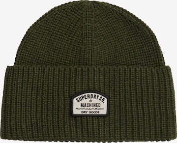 Bonnet Superdry en vert : devant