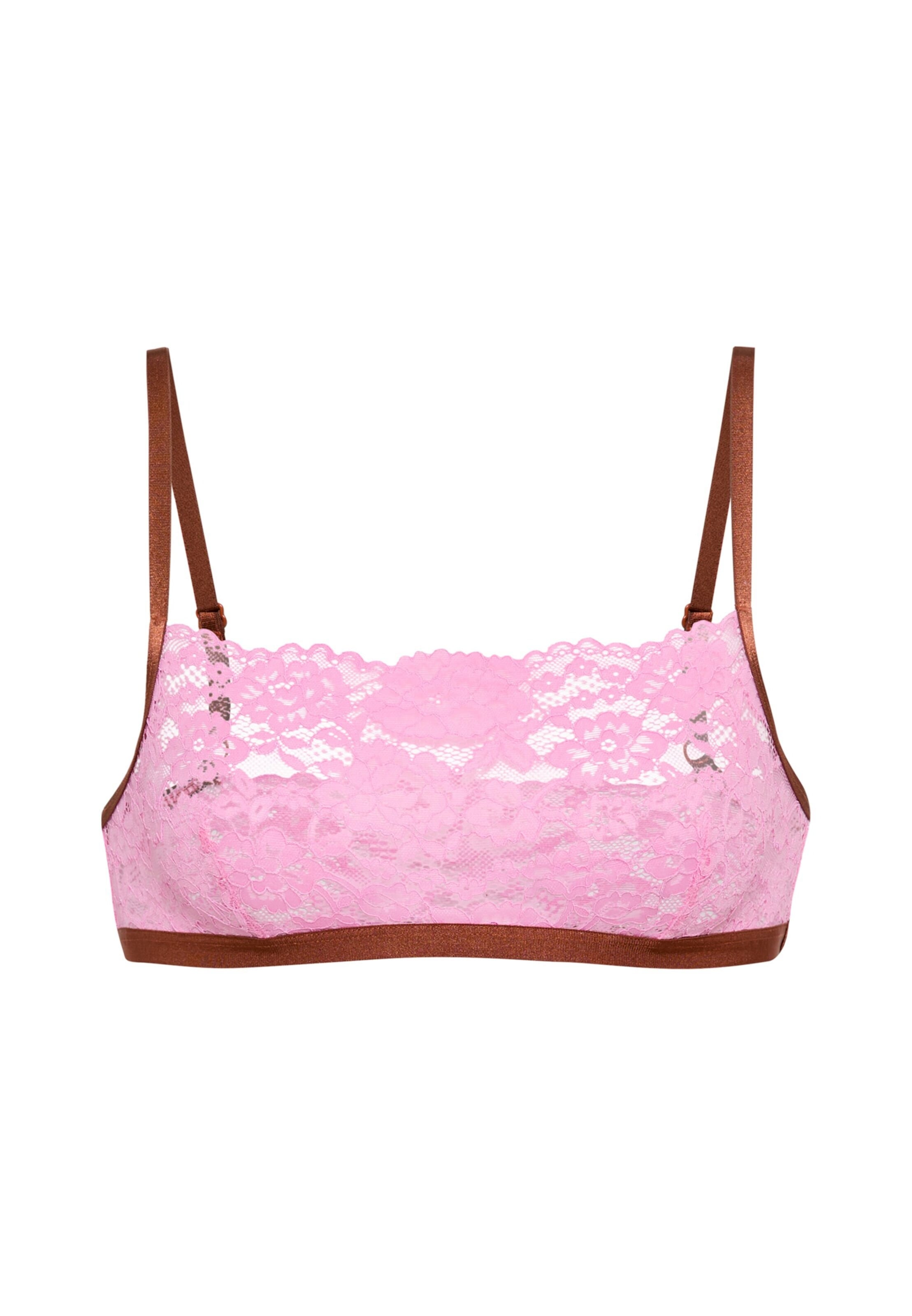 LSCN by LASCANA Bustier Melltartó - rózsaszín: elől