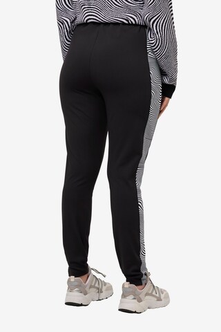 Coupe slim Pantalon Ulla Popken en noir