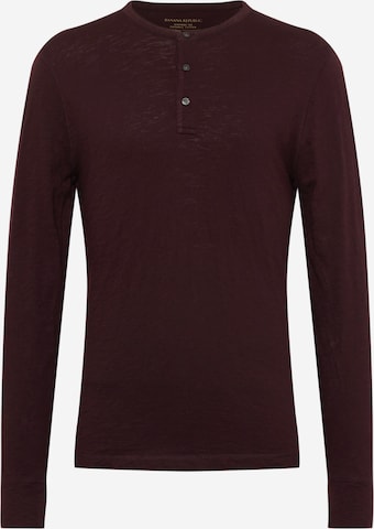 T-Shirt Banana Republic en marron : devant