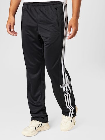 ADIDAS ORIGINALS Regular Trousers 'Adicolor Classics Adibreak' in Black: front