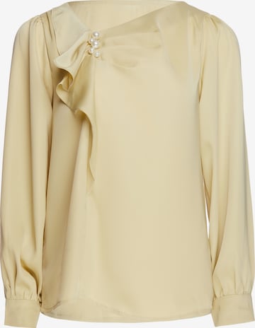 usha BLACK LABEL Blouse 'Elegant Woman' in Groen: voorkant