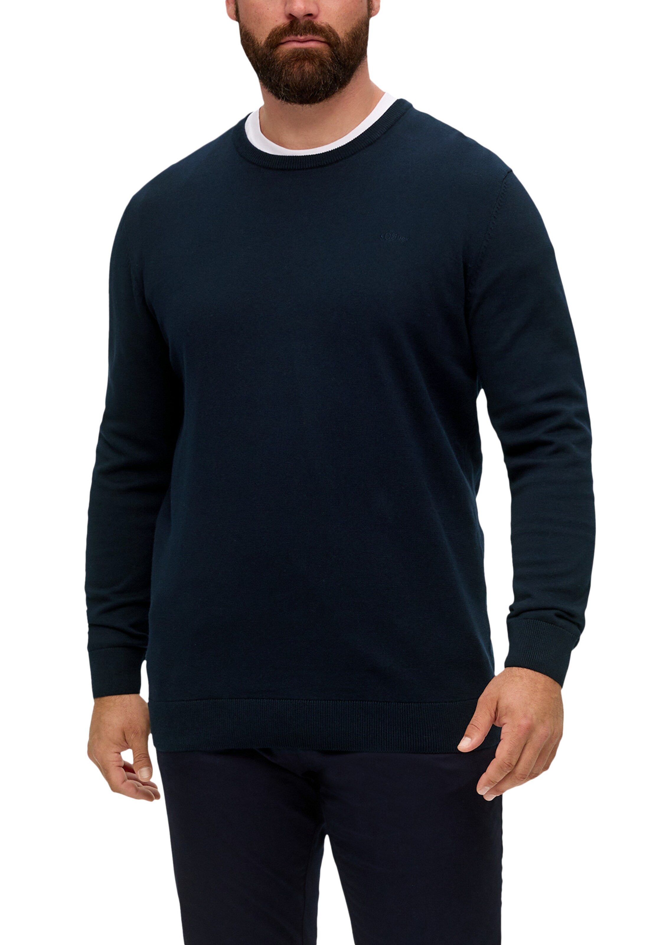 s.Oliver Men Big Sizes Свитер в Синий