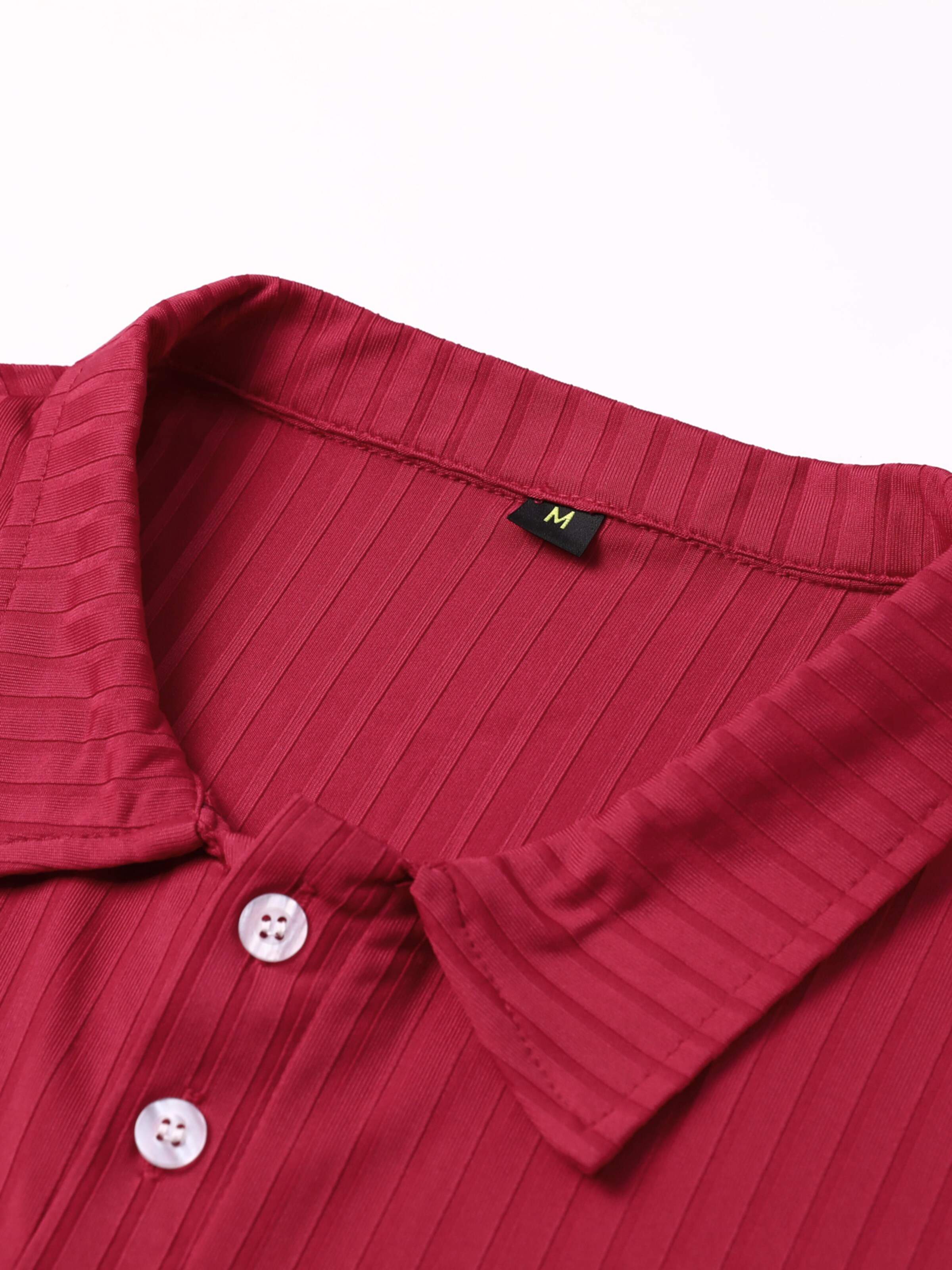 ALLTHEMEN Shirt 'Rhythmus' in Red