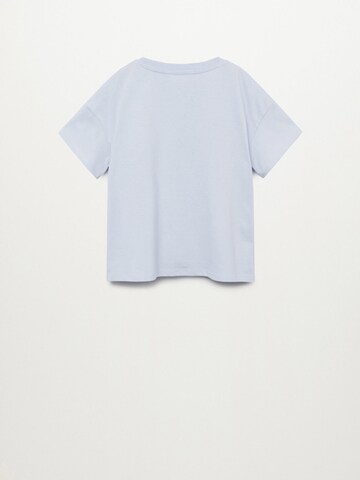 MANGO KIDS Shirt 'BOSS' in Blue