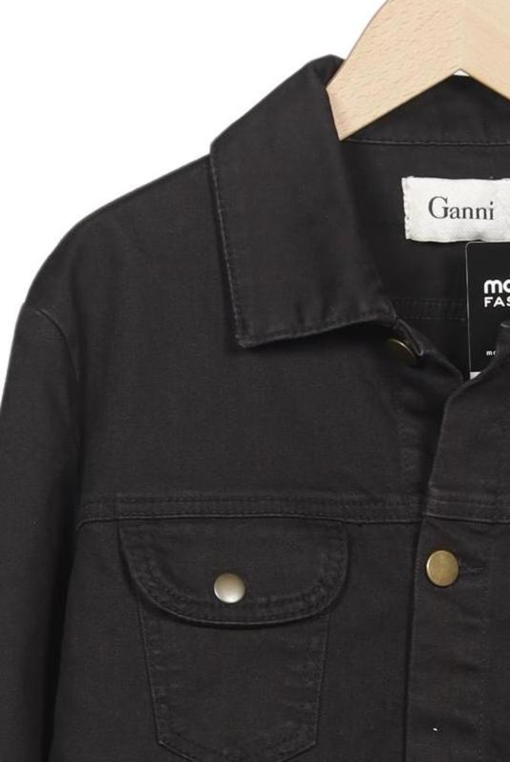 GANNI Jacke S in Schwarz