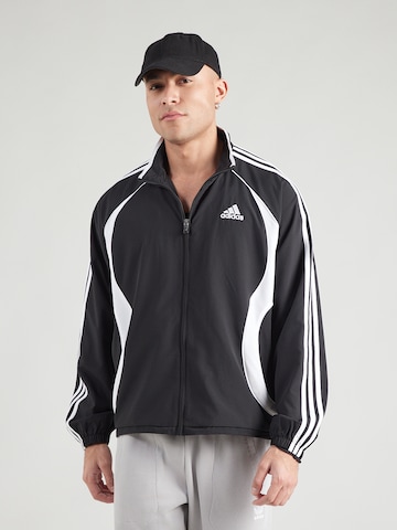 ADIDAS ORIGINALS - Chaqueta de entretiempo 'Teamgeist Adicolor' en negro: frente