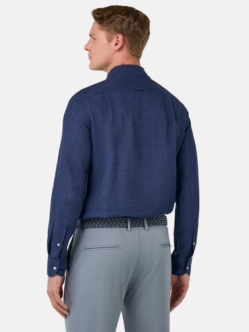 Coupe regular Chemise Boggi Milano en bleu