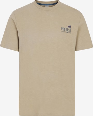 PROTEST Shirt 'PRTOxford' in Braun: Vorderseite