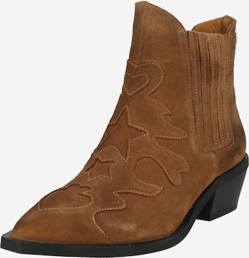 Fabienne Chapot Ankle boots 'Tammy' in Brown: front