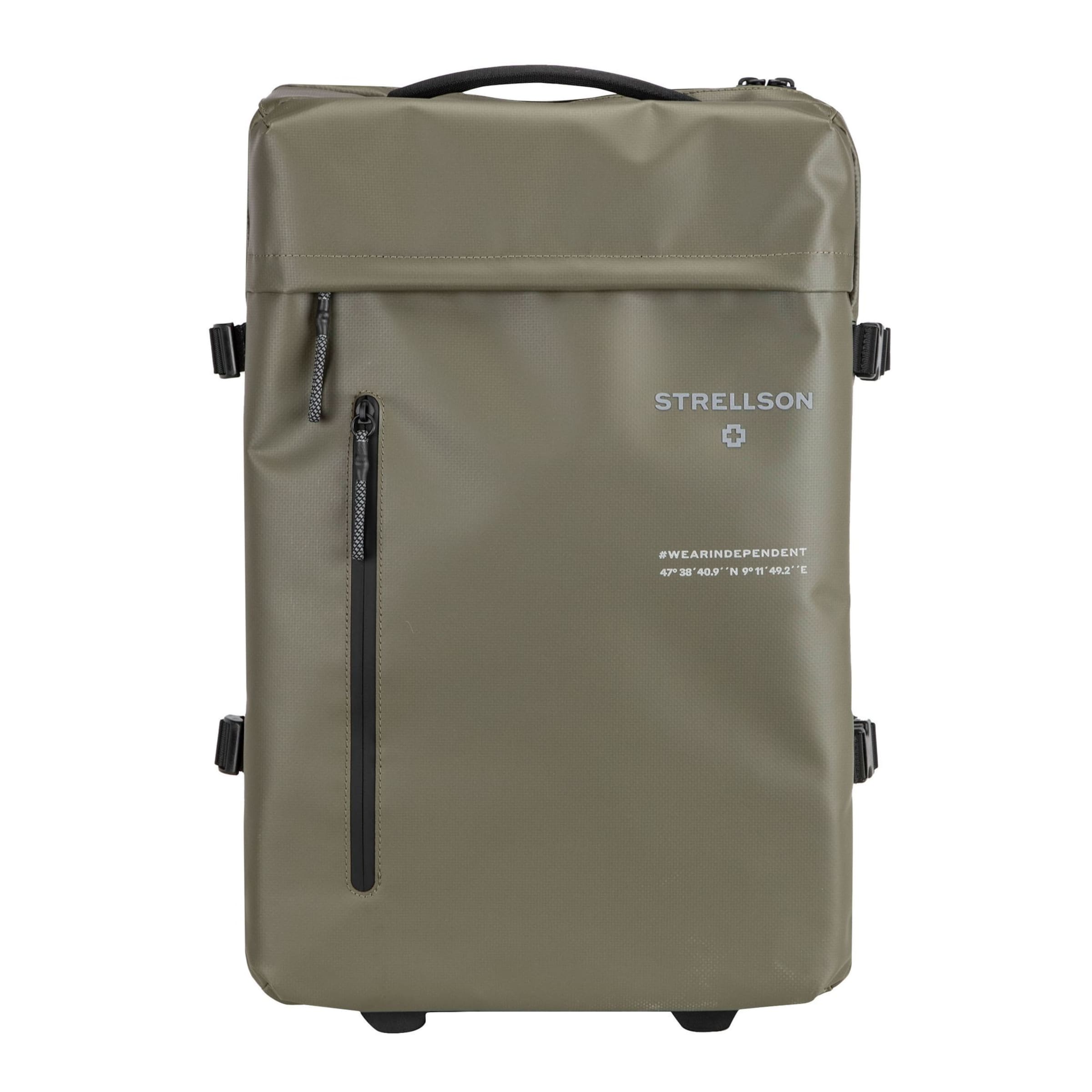 STRELLSON Trolley 'Stockwell 2.0' in Grün: Vorderseite