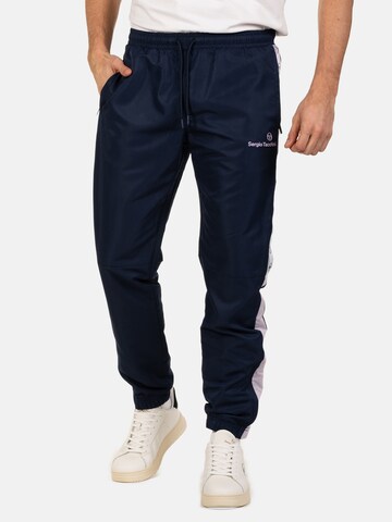 Sergio Tacchini Slim fit Workout Pants ' GRADIENTE PL PANTS ' in Blue: front