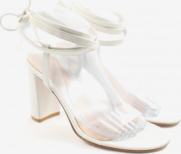 Gianvito Rossi Sandals & High-Heeled Sandals in 38 in White: front