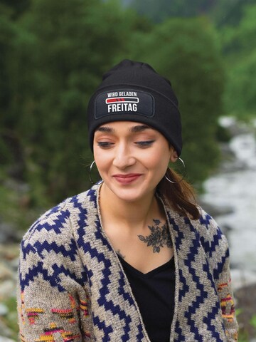 Youth Designz Beanie 'Freitag wird geladen' in Black