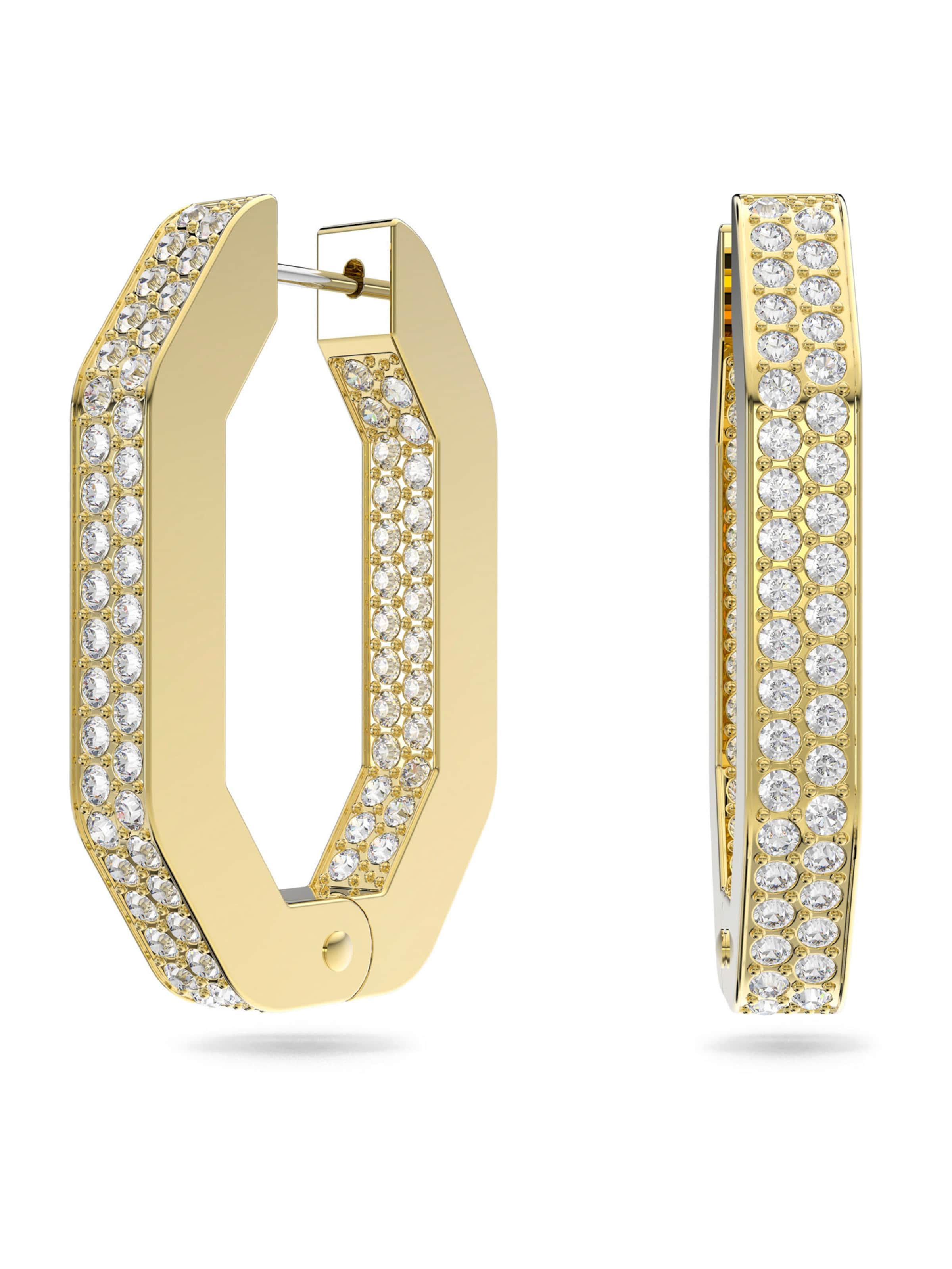 Swarovski Uhani 'Dextera' | zlata barva: sprednja stran