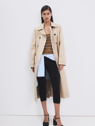 MANGO Knitted top 'LUKO' in Brown