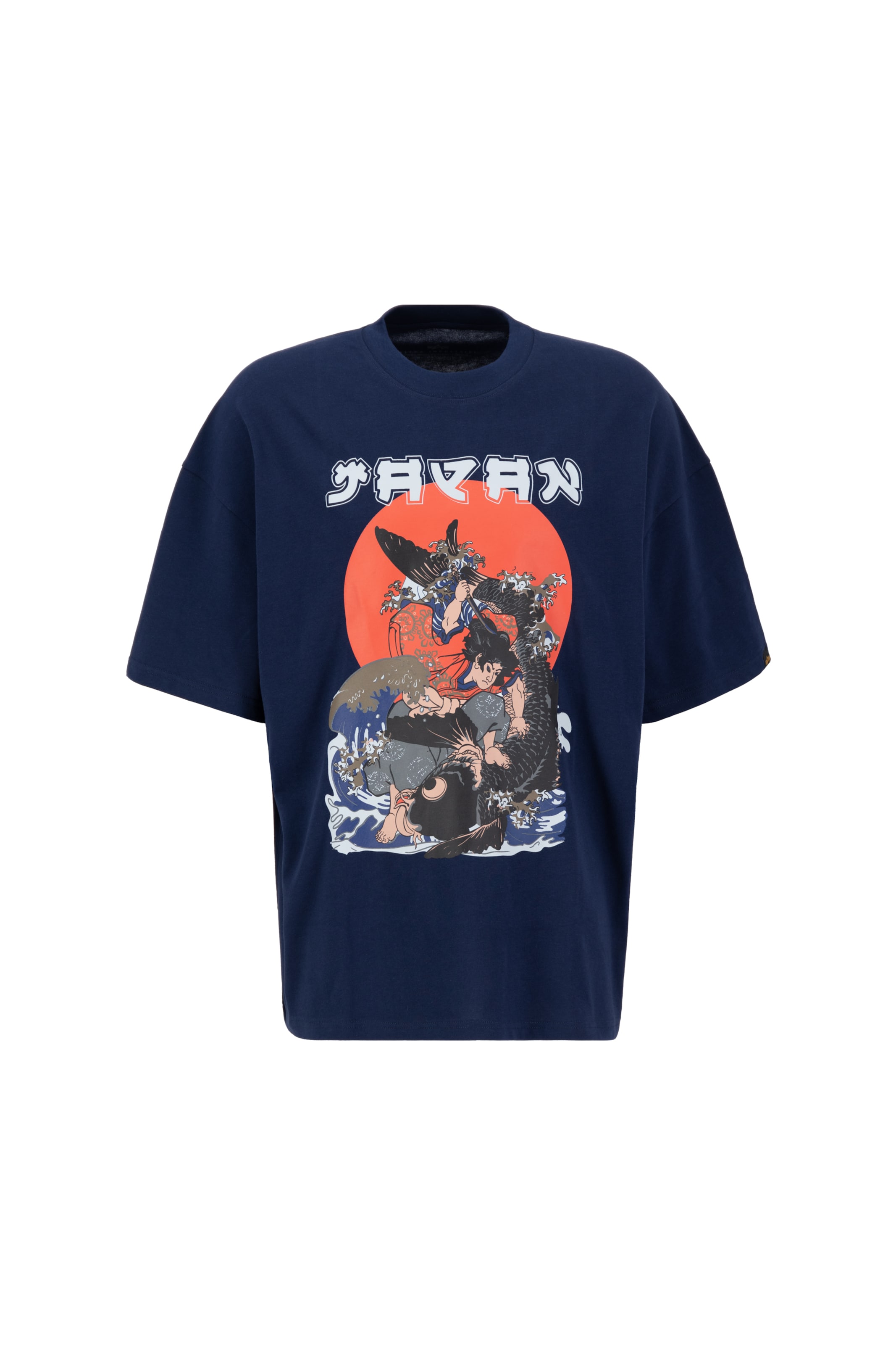 ALPHA INDUSTRIES - Camiseta en azul: frente