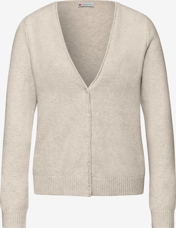 STREET ONE Strickjacke in Beige: Vorderseite