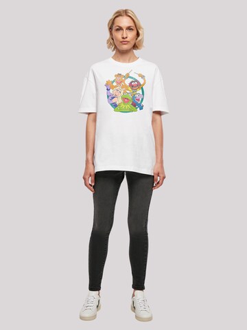 T-shirt oversize 'Disney The Muppets Group Circle' F4NT4STIC en blanc