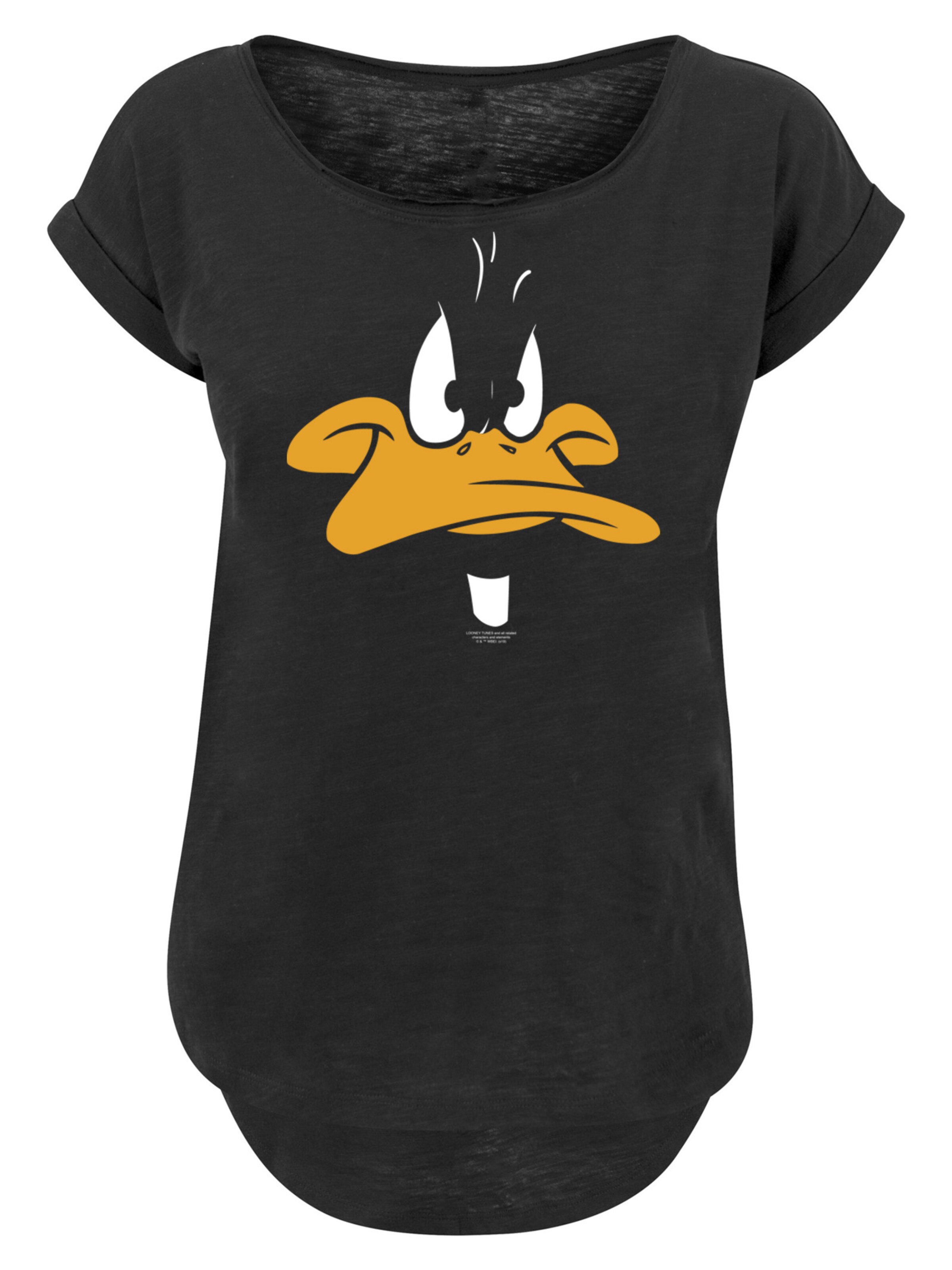Frauen Shirts & Tops F4NT4STIC T-Shirt 'Looney Tunes Daffy Duck Big Face' in Schwarz - KA98451 Frauen Shirts & Tops F4NT4STIC T-Shirt 'Looney Tunes Daffy Duck Big Face' in Schwarz - KA98451