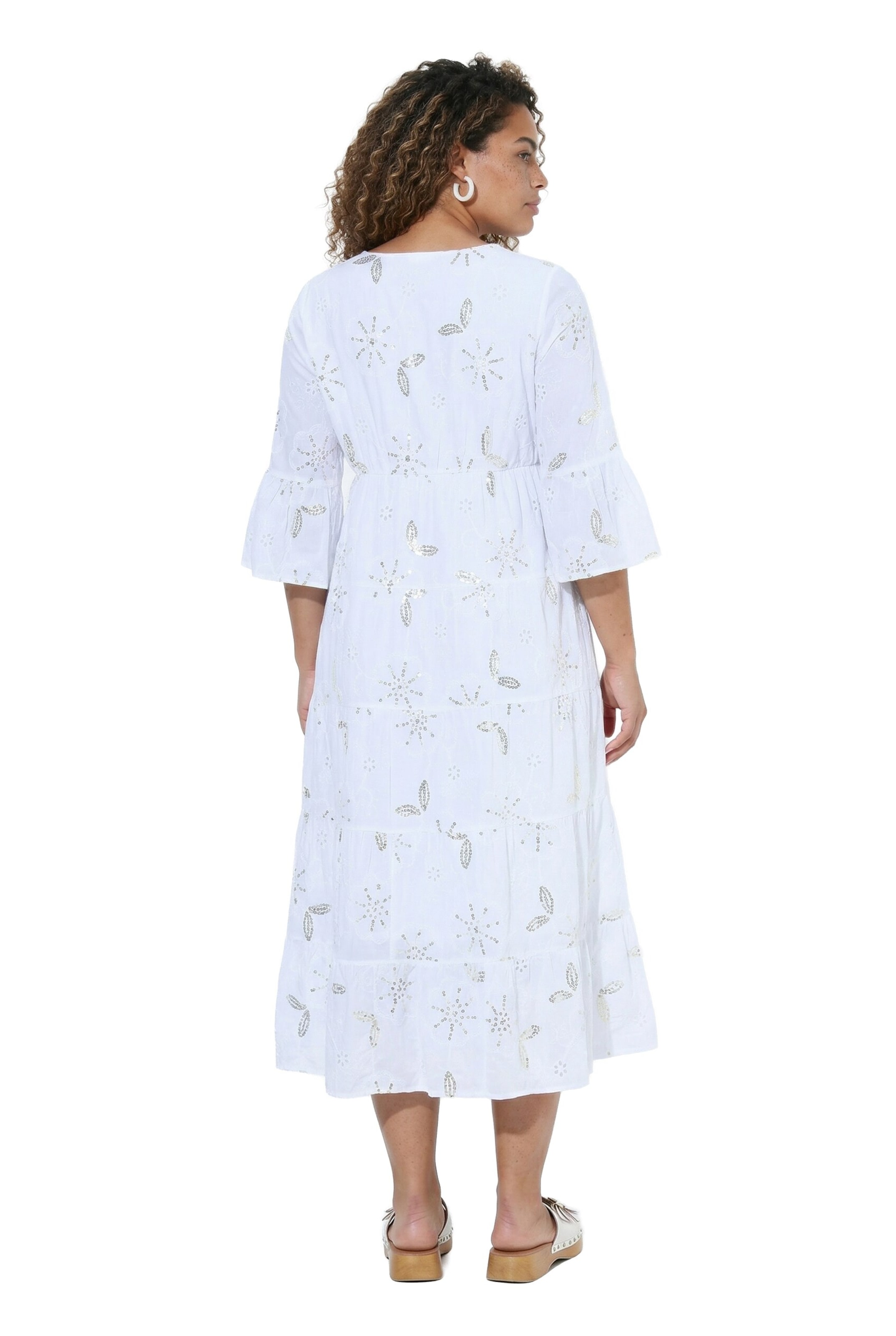 MIAMODA Dress in White