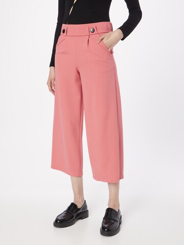 JDY Wide leg Pleat-Front Pants 'GEGGO' in Pink: front