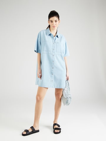 ROXY Shirt Dress 'Pacific Night' in Blue: front