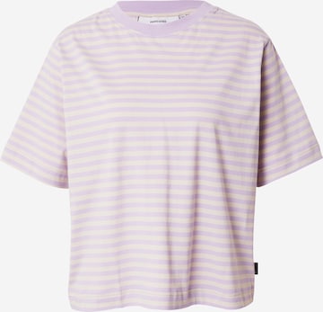 DEDICATED. Shirt 'Vadstena' in Purple: front